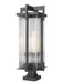 Z-Lite - 5031PHXLS-SQPM-BK - Three Light Outdoor Pier Mount - Fortis - Sand Black