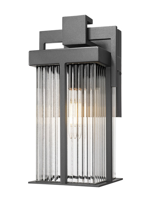 Z-Lite - 5031S-BK - One Light Outdoor Wall Mount - Fortis - Sand Black
