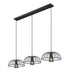 Z-Lite - 623P16-3L-MB - Three Light Linear Chandelier - Valencia - Matte Black