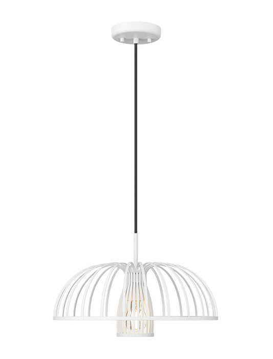 Z-Lite - 623P16-TXWH - One Light Pendant - Valencia - Texture White