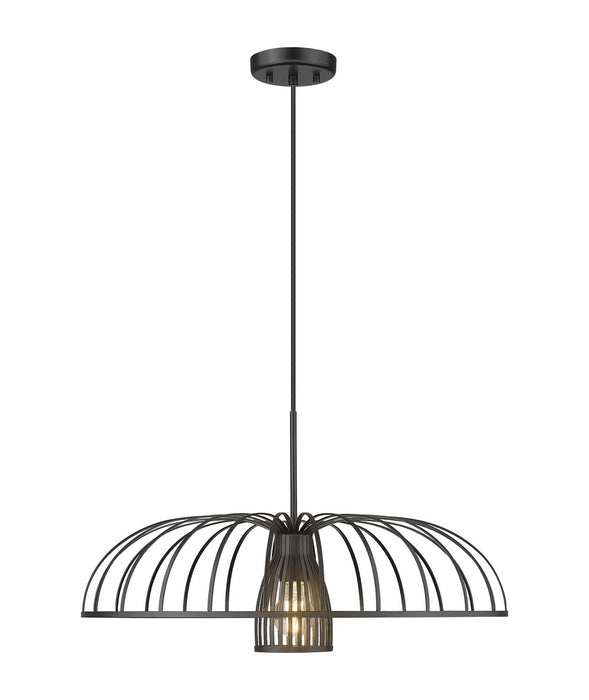 Z-Lite - 623P24-MB - One Light Pendant - Valencia - Matte Black