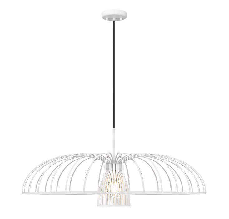 Z-Lite - 623P35-TXWH - One Light Pendant - Valencia - Texture White