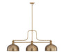 Z-Lite - 725-3HBR-D13HBR - Three Light Billiard - Melange - Heritage Brass