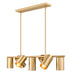 Z-Lite - 7520-7L-MGLD - Seven Light Linear Chandelier - Lumina - Modern Gold