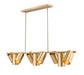 Z-Lite - 7520-9L-MGLD - Nine Light Linear Chandelier - Lumina - Modern Gold