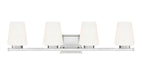 Z-Lite - 7703-4V-BN - Four Light Vanity - Nextra - Brushed Nickel