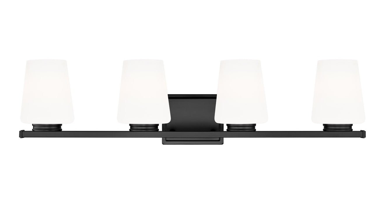 Z-Lite - 7703-4V-MB - Four Light Vanity - Nextra - Matte Black