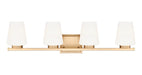 Z-Lite - 7703-4V-MGLD - Four Light Vanity - Nextra - Modern Gold