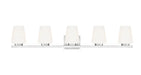 Z-Lite - 7703-5V-BN - Five Light Vanity - Nextra - Brushed Nickel