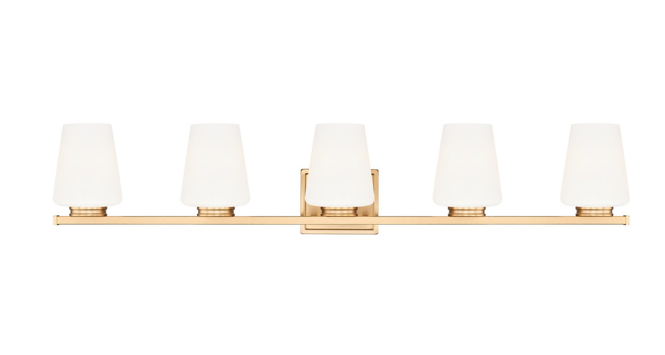 Z-Lite - 7703-5V-MGLD - Five Light Vanity - Nextra - Modern Gold