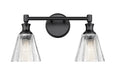 Z-Lite - 7704-2V-MB - Two Light Vanity - Auden - Matte Black