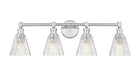 Z-Lite - 7704-4V-BN - Four Light Vanity - Auden - Brushed Nickel