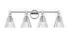 Z-Lite - 7704-4V-CH - Four Light Vanity - Auden - Chrome