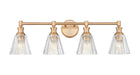 Z-Lite - 7704-4V-MGLD - Four Light Vanity - Auden - Modern Gold