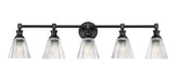 Z-Lite - 7704-5V-MB - Five Light Vanity - Auden - Matte Black