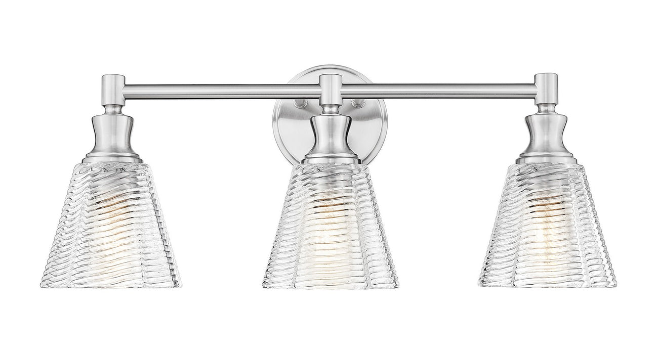Z-Lite - 7704-3V-BN - Three Light Vanity - Auden - Brushed Nickel