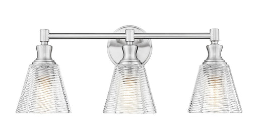 Z-Lite - 7704-3V-BN - Three Light Vanity - Auden - Brushed Nickel