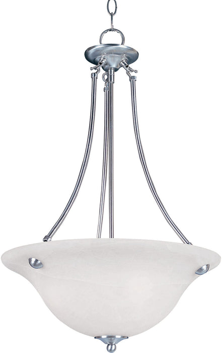 Maxim - 2682MRSN - Three Light Pendant - Malaga - Satin Nickel