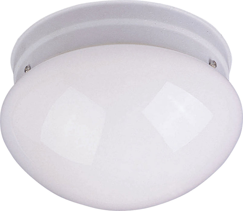 Maxim - 5880WTWT - One Light Flush Mount - Essentials - 588x - White