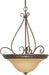 Nuvo Lighting - 60-1028 - Three Light Pendant - Castillo - Sonoma Bronze / Champagne