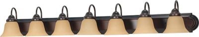 Nuvo Lighting - 60-1268 - Seven Light Vanity - Ballerina - Mahogany Bronze / Champagne