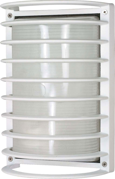 Nuvo Lighting - 60-532 - One Light Outdoor Bulk Head - Die Cast Bulk Heads Semi Gloss White - Semi Gloss White