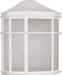 Nuvo Lighting - 60-537 - One Light Wall Lantern - Cage Lantern - White