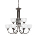 ELK Home - SL801663 - Nine Light Chandelier - Tahoe - Painted Bronze