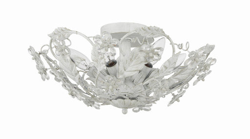 Crystorama - 5316-AW - Six Light Semi Flush Mount - Paris Market - Antique White