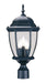 Acclaim Lighting - 5017BK - Three Light Post Mount - Wexford - Matte Black