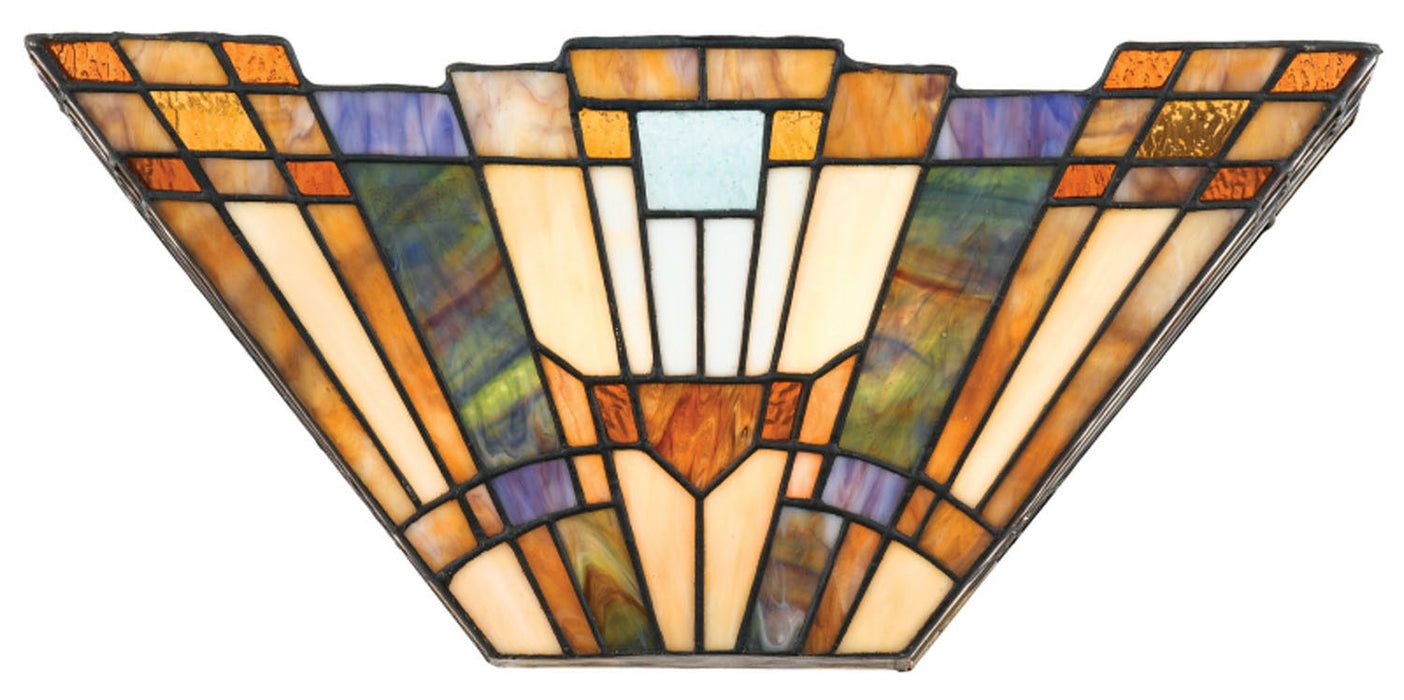 Quoizel - TFIK8802 - Two Light Wall Sconce - Inglenook - Blue, Honey, Amber