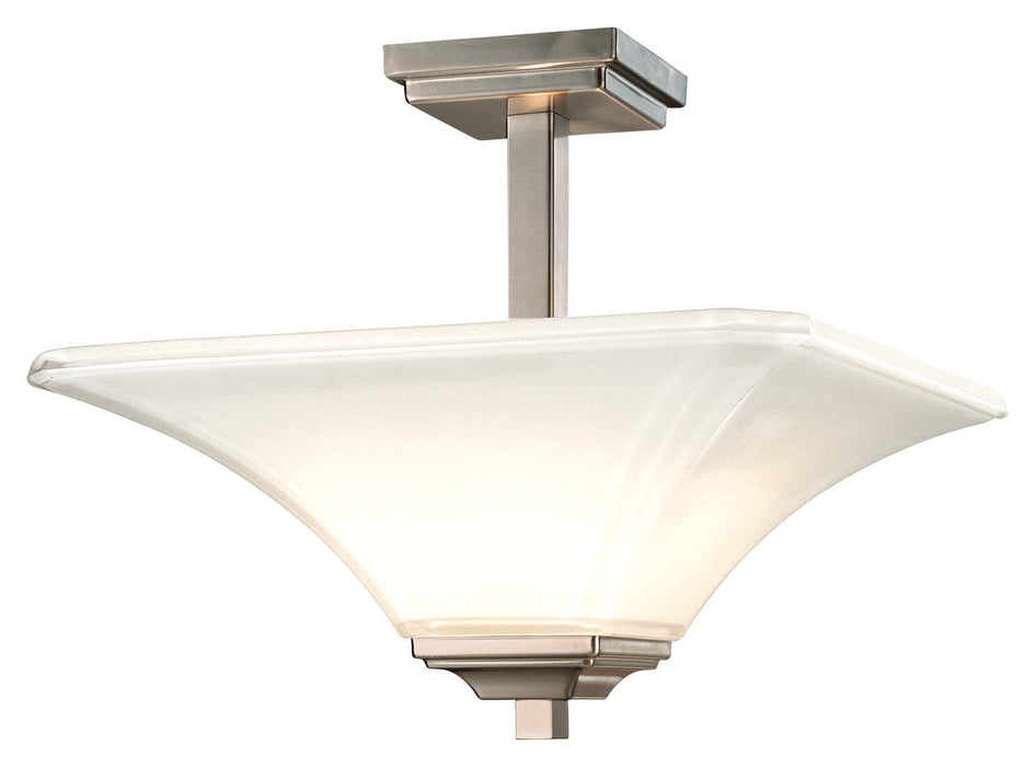 Minka-Lavery - 1816-84 - Two Light Semi Flush Mount - Agilis - Brushed Nickel