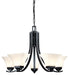 Minka-Lavery - 1815-66 - Five Light Chandelier - Agilis - Sand Coal