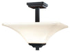 Minka-Lavery - 1816-66 - Two Light Semi Flush Mount - Agilis - Sand Coal