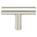 Tempo Brushed Nickel Knob