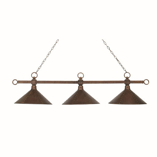 ELK Home - 182-AC-M2 - Three Light Linear Chandelier - Designer Classics - Antique Copper