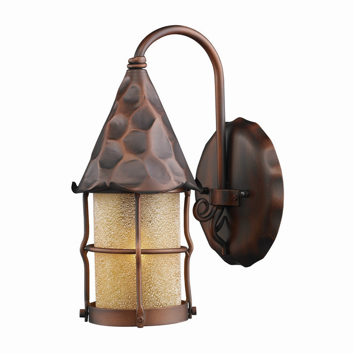 ELK Home - 381-AC - One Light Outdoor Wall Sconce - Rustica - Antique Copper