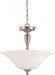 Nuvo Lighting - 60-1827 - Three Light Semi Flush Mount - Dupont - Brushed Nickel