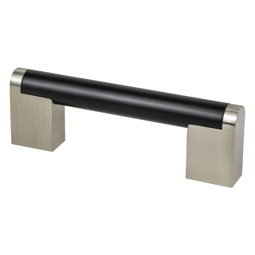Studio Remix 96mm CC Matte Black and Brushed Nickel Pull