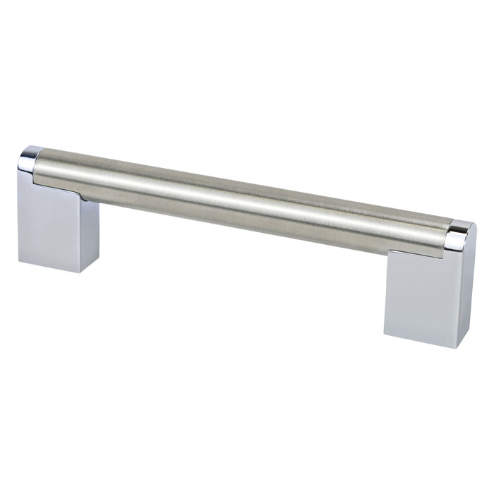Studio Remix 128mm CC Brushed Nickel and Polished Chrome Pull