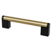 Studio Remix 128mm CC Modern Brushed Gold and Matte Black Pull