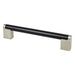 Studio Remix 160mm CC Matte Black and Brushed Nickel Pull