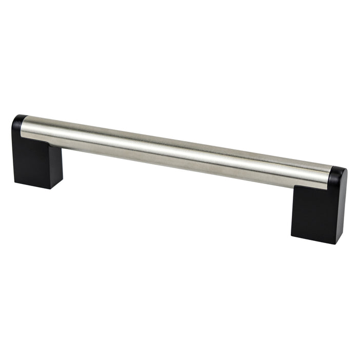 Studio Remix 160mm CC Brushed Nickel and Matte Black Pull