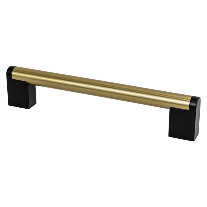 Studio Remix 160mm CC Modern Brushed Gold and Matte Black Pull