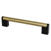 Studio Remix 160mm CC Modern Brushed Gold and Matte Black Pull