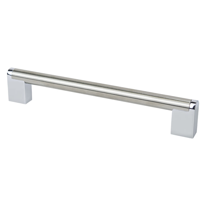 Studio Remix 192mm CC Brushed Nickel and Polished Chrome Pull