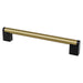 Studio Remix 192mm CC Modern Brushed Gold and Matte Black Pull