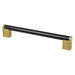 Studio Remix 192mm CC Matte Black and Modern Brushed Gold Pull