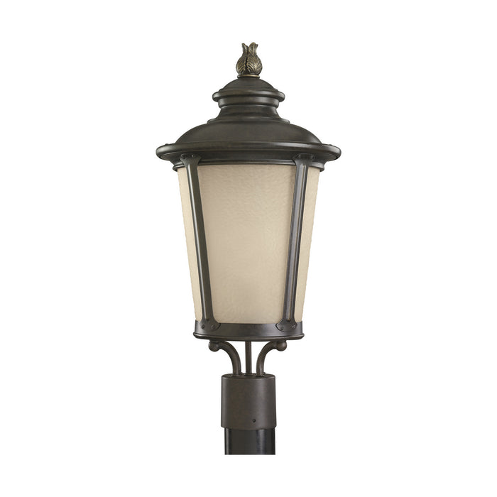 Generation Lighting. - 82240-780 - One Light Outdoor Post Lantern - Cape May - Burled Iron