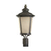 Generation Lighting. - 82240-780 - One Light Outdoor Post Lantern - Cape May - Burled Iron